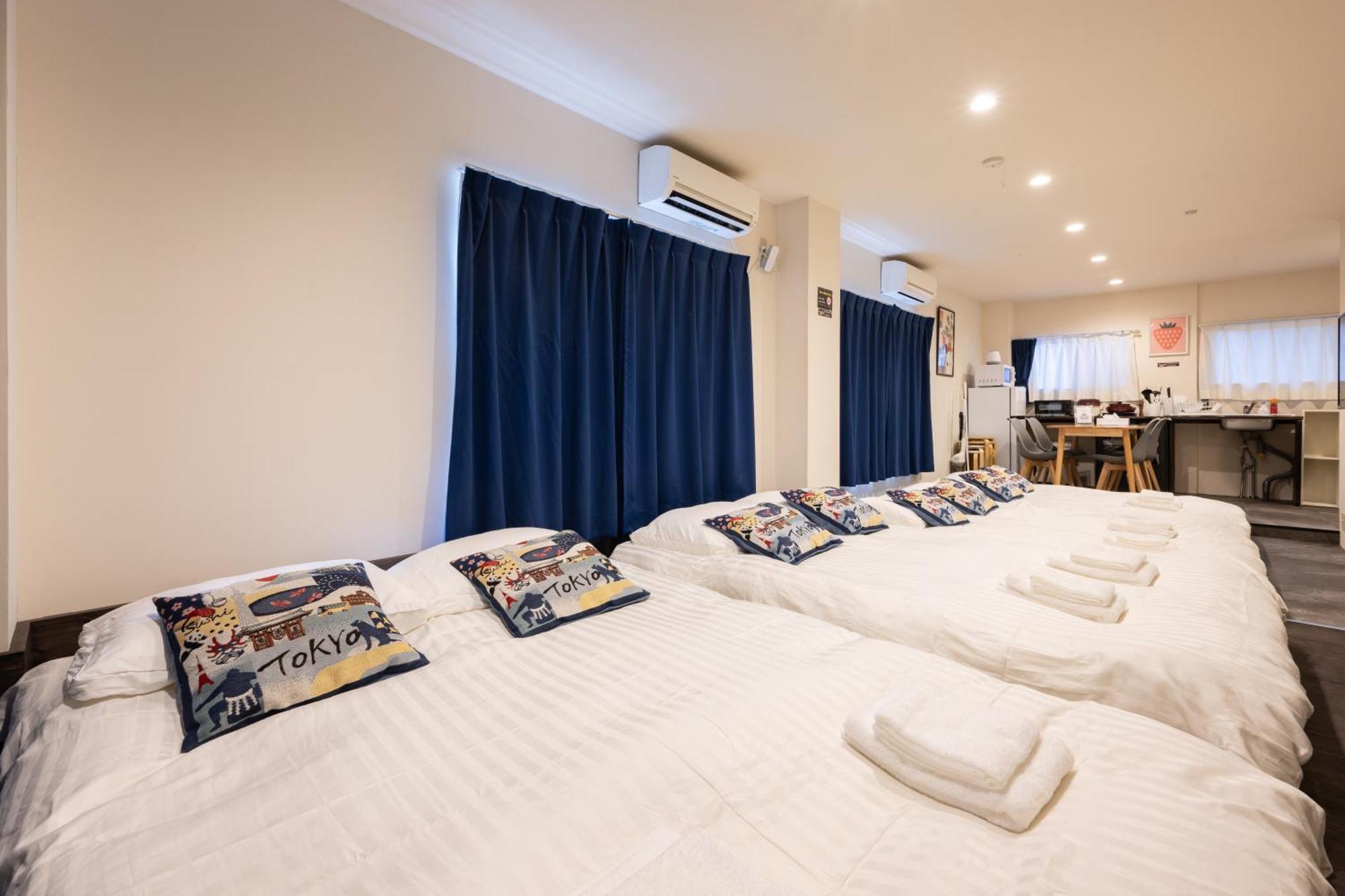 Thunder Hotel -雷門サンダーホテル- 浅草駅から徒歩5分 ベビー用品付き ファミリーも歓迎 大人8名もok!! Tokyo prefektur Exteriör bild