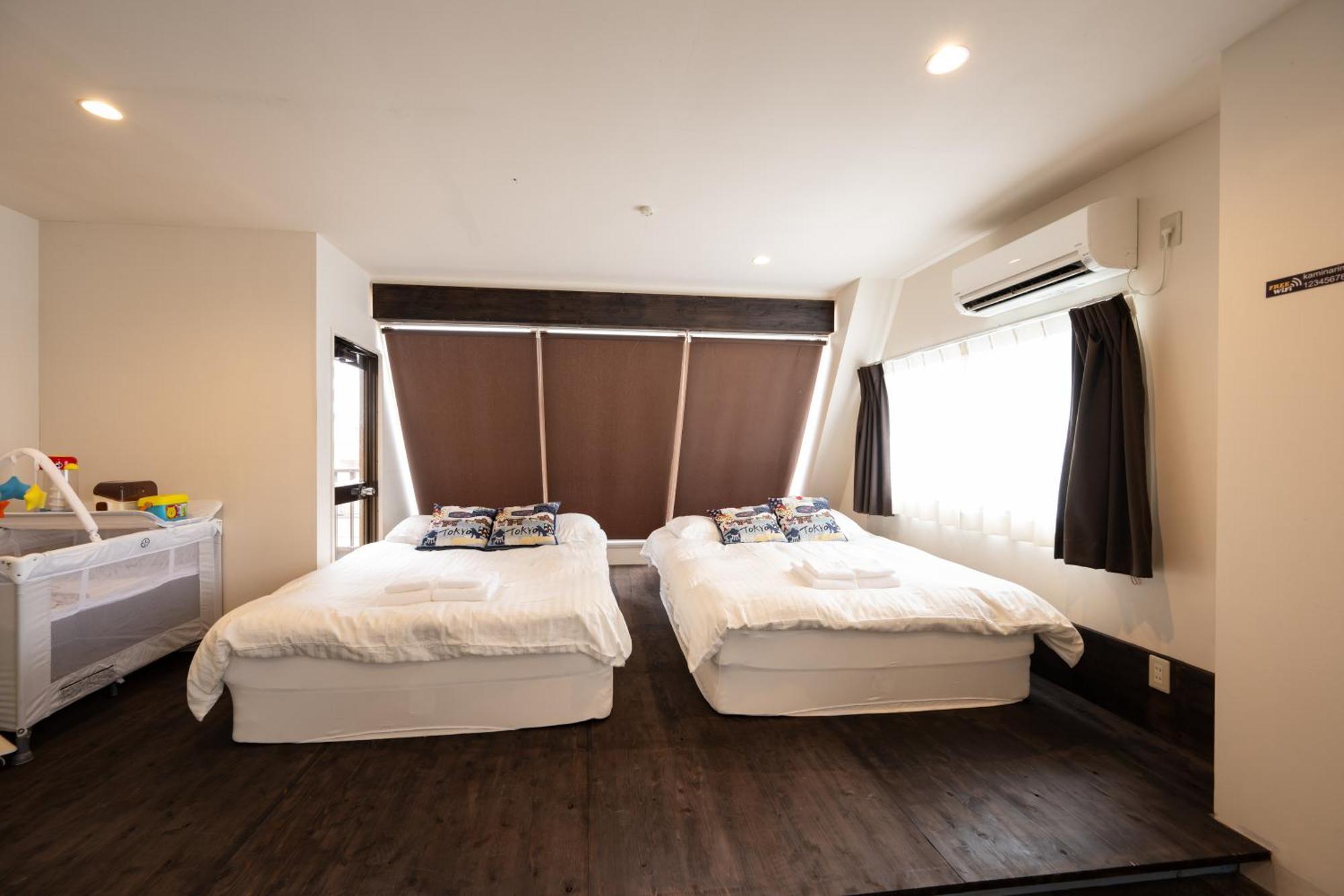 Thunder Hotel -雷門サンダーホテル- 浅草駅から徒歩5分 ベビー用品付き ファミリーも歓迎 大人8名もok!! Tokyo prefektur Exteriör bild