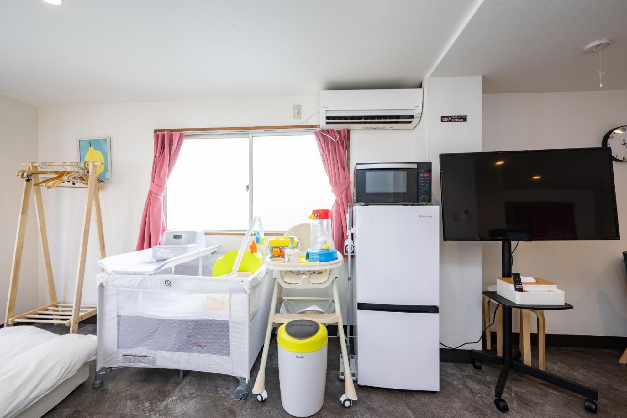 Thunder Hotel -雷門サンダーホテル- 浅草駅から徒歩5分 ベビー用品付き ファミリーも歓迎 大人8名もok!! Tokyo prefektur Exteriör bild