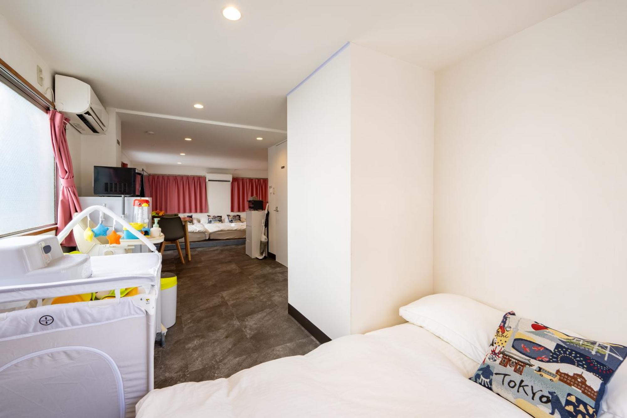 Thunder Hotel -雷門サンダーホテル- 浅草駅から徒歩5分 ベビー用品付き ファミリーも歓迎 大人8名もok!! Tokyo prefektur Exteriör bild